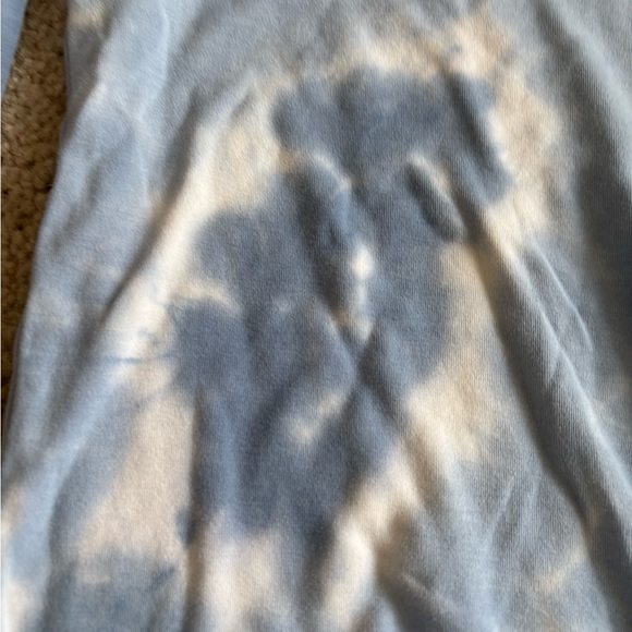 Baby Noomie 2 Piece Pima Cotton Tie Dye Blue White Pjs Pajamas Size 5 - Picture 8 of 15
